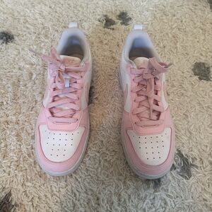 Nike Pink and White Women's Sneakers